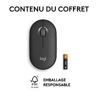 Logitech Pebble 2 M350s 4000 DPI Bluetooth Optical Mouse - Tonal Graphite