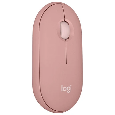 Souris optique Bluetooth de 4000 ppp Pebble 2 M350s de Logitech - Rose tonal