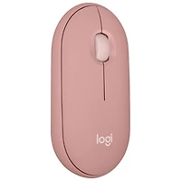 Souris optique Bluetooth de 4000 ppp Pebble 2 M350s de Logitech - Rose tonal