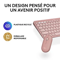 Logitech Pebble 2 Bluetooth Optical Ergonomic Keyboard & Mouse Combo