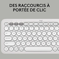 Logitech Pebble 2 Bluetooth Optical Ergonomic Keyboard & Mouse Combo - White