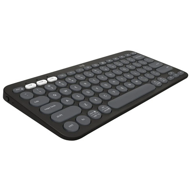 Logitech K380s Wireless Slim TKL Keyboard with Customizable Shortcuts - Tonal Graphite