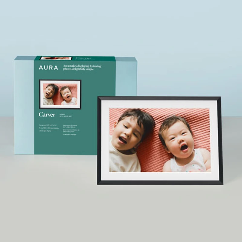 Aura Carver 10.1" Wi-Fi Digital Photo Frame (AF900-MBLK)