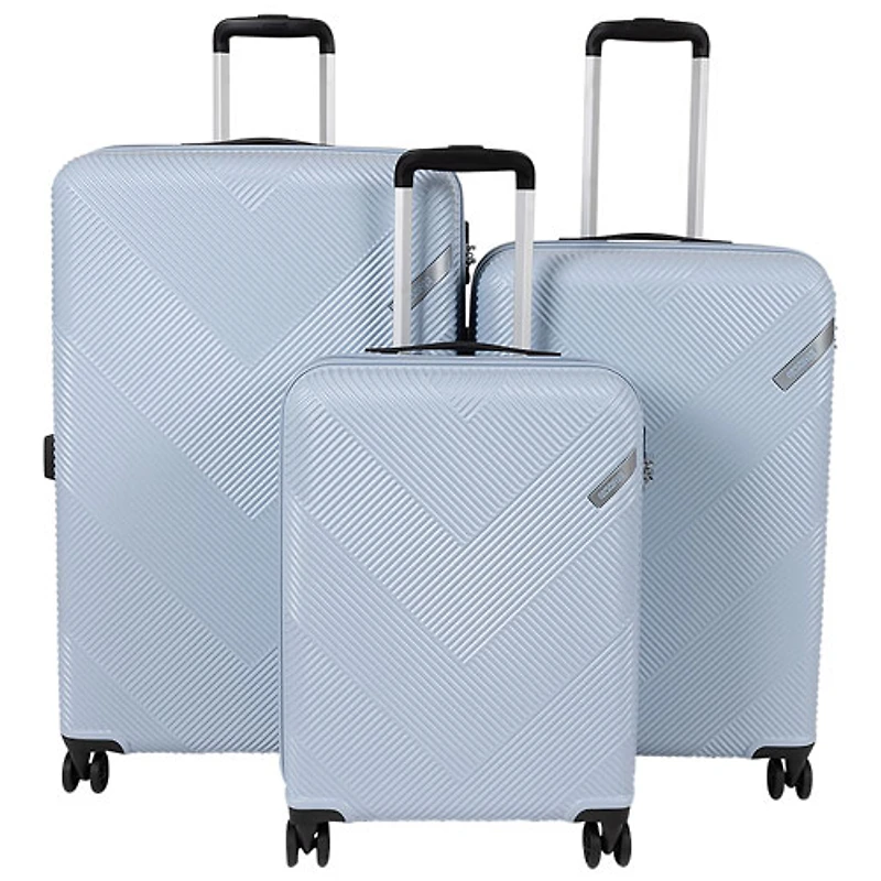 American Tourister Exoline 3-Piece Hard Side Expandable Luggage Set - Cloudy Blue