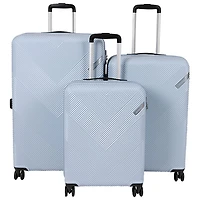 American Tourister Exoline 3-Piece Hard Side Expandable Luggage Set - Cloudy Blue