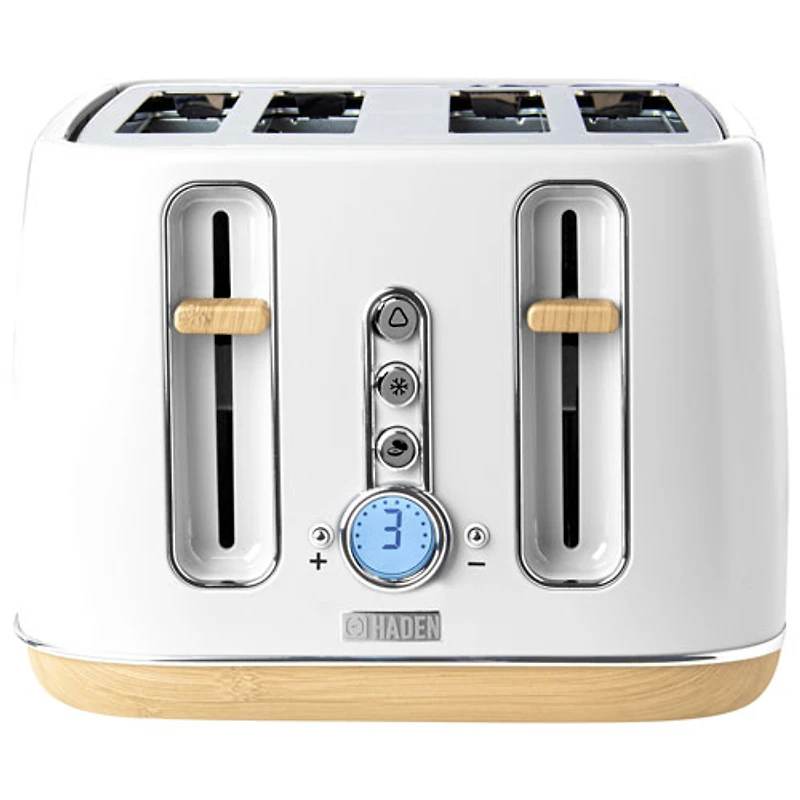 Haden Dorchester Toaster - 4-Slice - Matte White