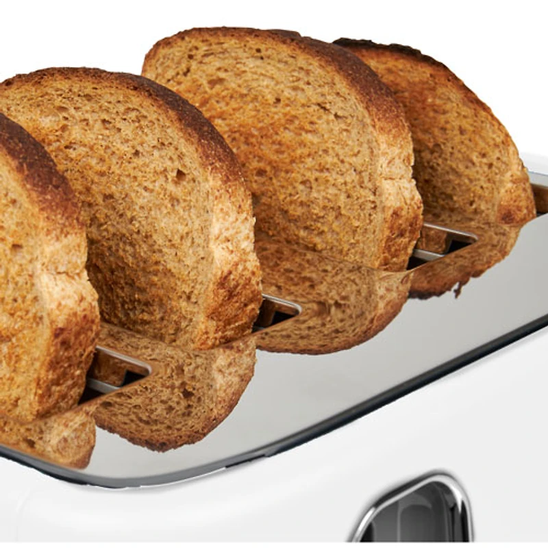 Haden Dorchester Toaster - 4-Slice - Matte White
