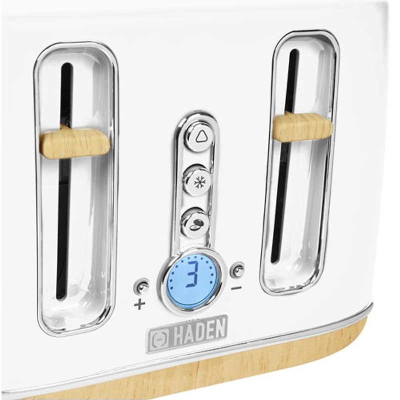 Haden Dorchester Toaster - 4-Slice - Matte White