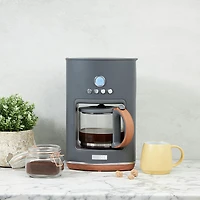 Cafetière à filtre programmable Dorchester Ultra Pebble de Haden - 10 tasses - Gris