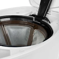 Cafetière à filtre programmable Dorchester Ultra Pebble de Haden - 10 tasses - Blanc