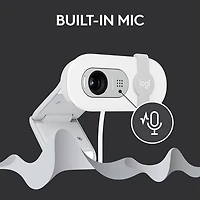 Logitech Brio 100 Full HD 1080p Webcam with Built-in Microphone