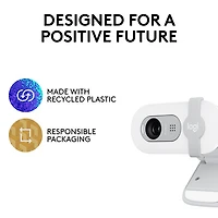 Logitech Brio 100 Full HD 1080p Webcam with Built-in Microphone