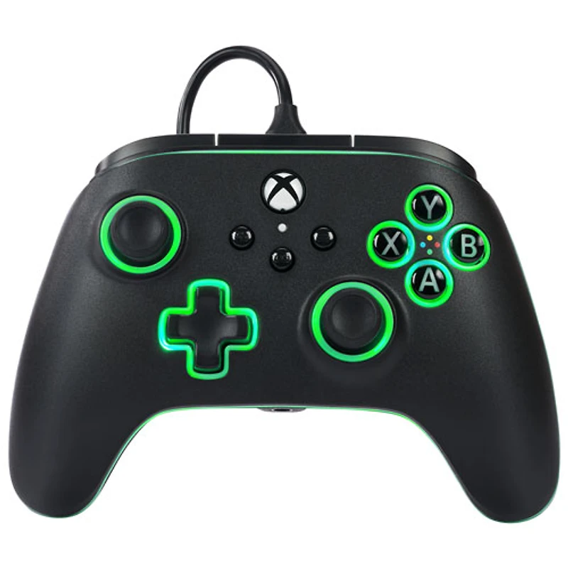 PowerA Advantage Lumectra Wired Controller for Xbox Series X|S / Xbox One - Black
