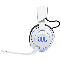 JBL Quantum 910P Wireless Gaming Headset - White/Blue
