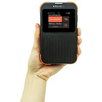SIMO Solis 5G Mobile Wi-Fi Hotspot with Lifetime Data - Black/Orange