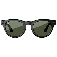 Lunettes Headliner Ray-Ban | Meta avec IA, photo, vidéo, audio et messagerie - Noir brillant/Vert G-15