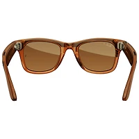 Ray-Ban | Meta Wayfarer (Gen 1) Glasses with AI, Photo, Video, Audio & Messaging - Shiny Caramel/Polarized Brown