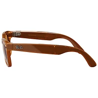 Ray-Ban | Meta Wayfarer (Gen 1) Glasses with AI, Photo, Video, Audio & Messaging - Shiny Caramel/Polarized Brown