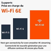 Clé de diffusion multimédia en continu Fire TV Stick 4K Max (2023) avec télécommande vocale Alexa