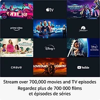 Clé de diffusion multimédia en continu Fire TV Stick 4K Max (2023) avec télécommande vocale Alexa