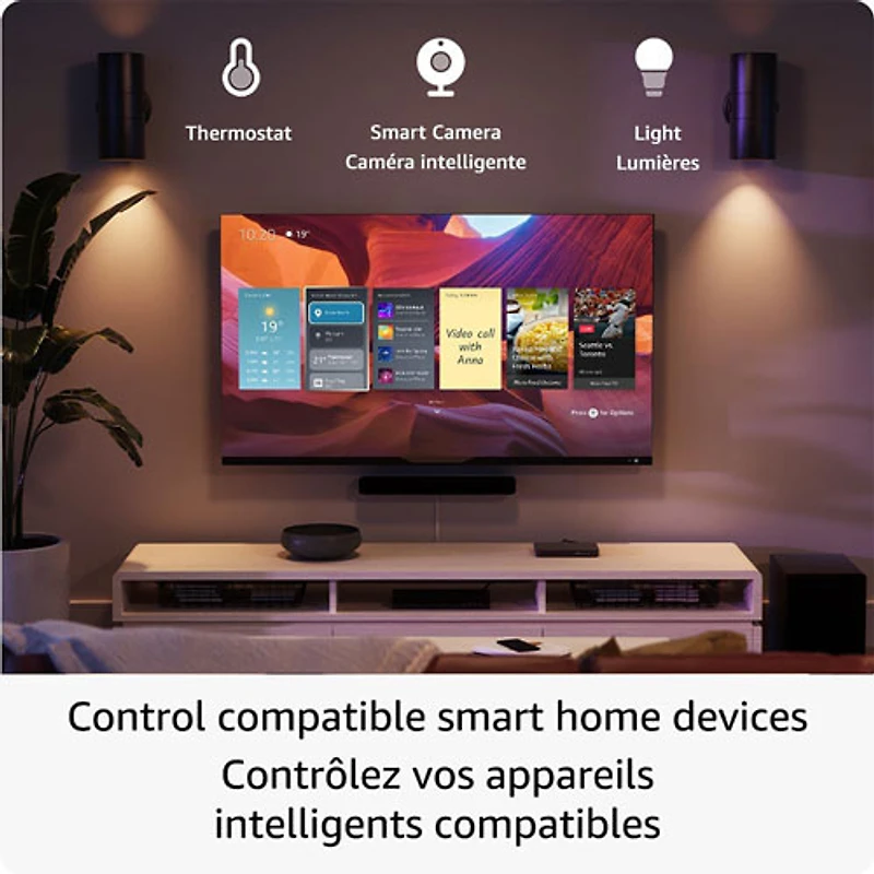 Clé de diffusion multimédia en continu Fire TV Stick 4K Max (2023) avec télécommande vocale Alexa