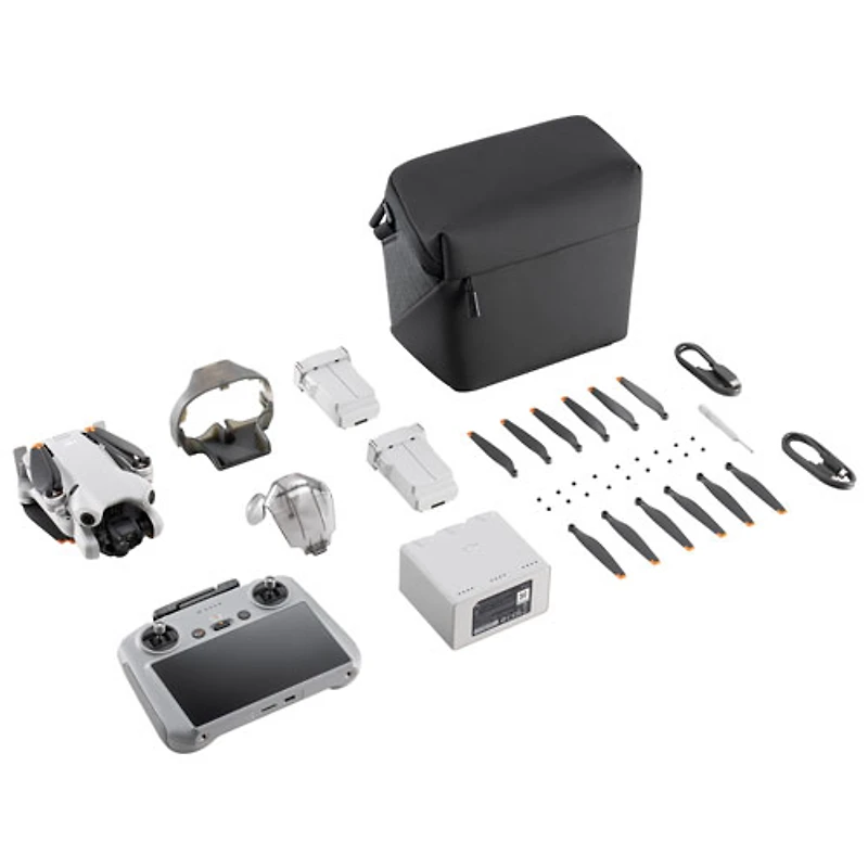DJI Mini 4 Pro Quadcopter Drone Fly More Combo Plus & Remote Control with Built-in Screen