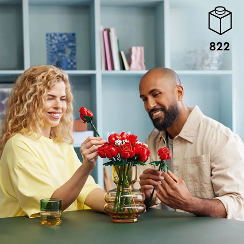 LEGO Flowers: Bouquet of Roses - 822 Pieces (10328)