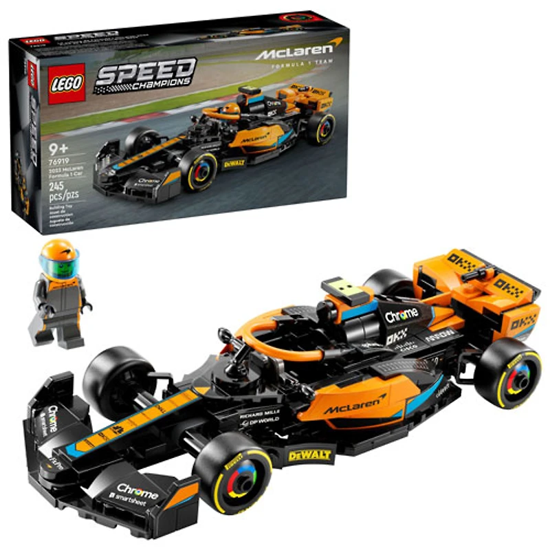 LEGO Speed Champions : La voiture de course de Formule 1 McLaren 2023 - 245 pièces (76919)