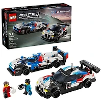 LEGO Speed Champions : Les voitures de course BMW M4 GT3 et BMW M Hybrid V8 - 676 piÃ¨ces (76922)