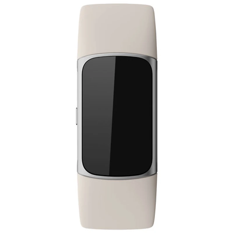Moniteur activité Charge 6 de Fitbit avec GPS, fréquence cardiaque et sommeil - Argenté/Porcelaine
