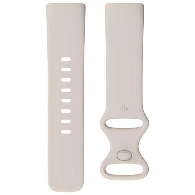Moniteur activité Charge 6 de Fitbit avec GPS, fréquence cardiaque et sommeil - Argenté/Porcelaine