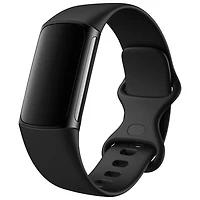 Moniteur activité Charge 6 de Fitbit avec GPS, fréquence cardiaque et sommeil - Obsidienne/Noir