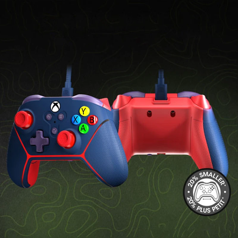 Manette Livewire Microwatt de Surge pour Xbox Series X|S/Xbox One - Bleu