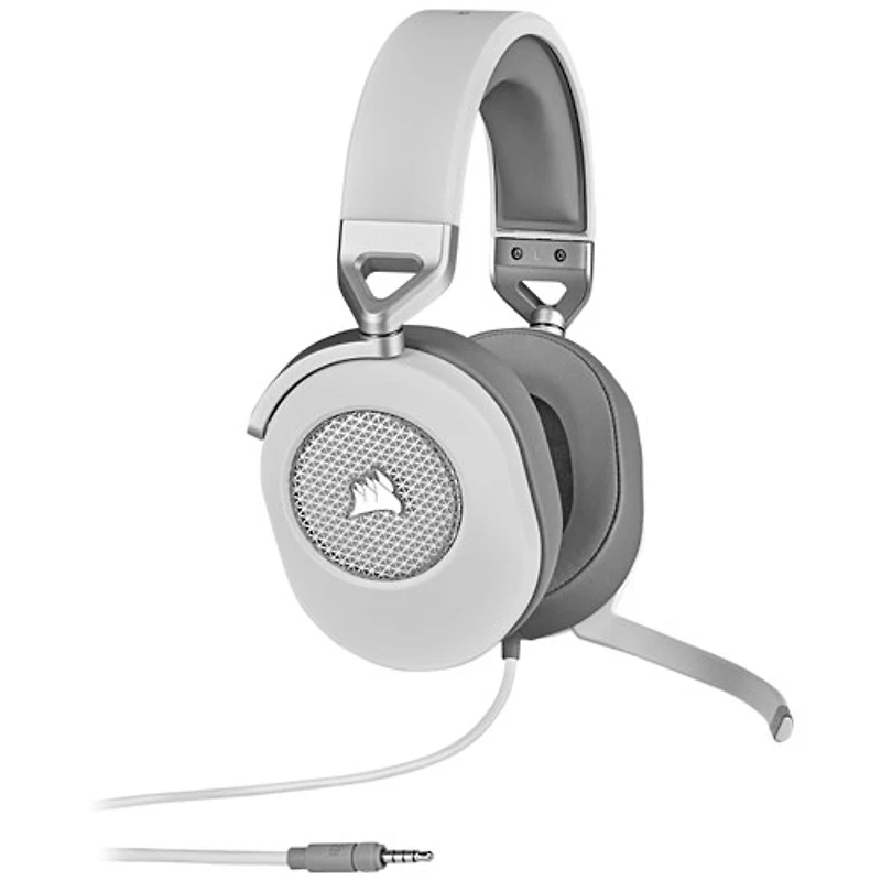Casque de jeu HS65 Surround de Corsair pour PC (CA-9011271-NA) - Blanc