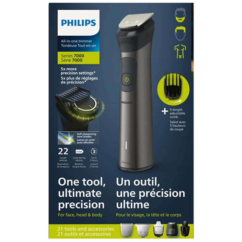 Tondeuse à usages multiples série 7000 de Philips (MG7960/28)