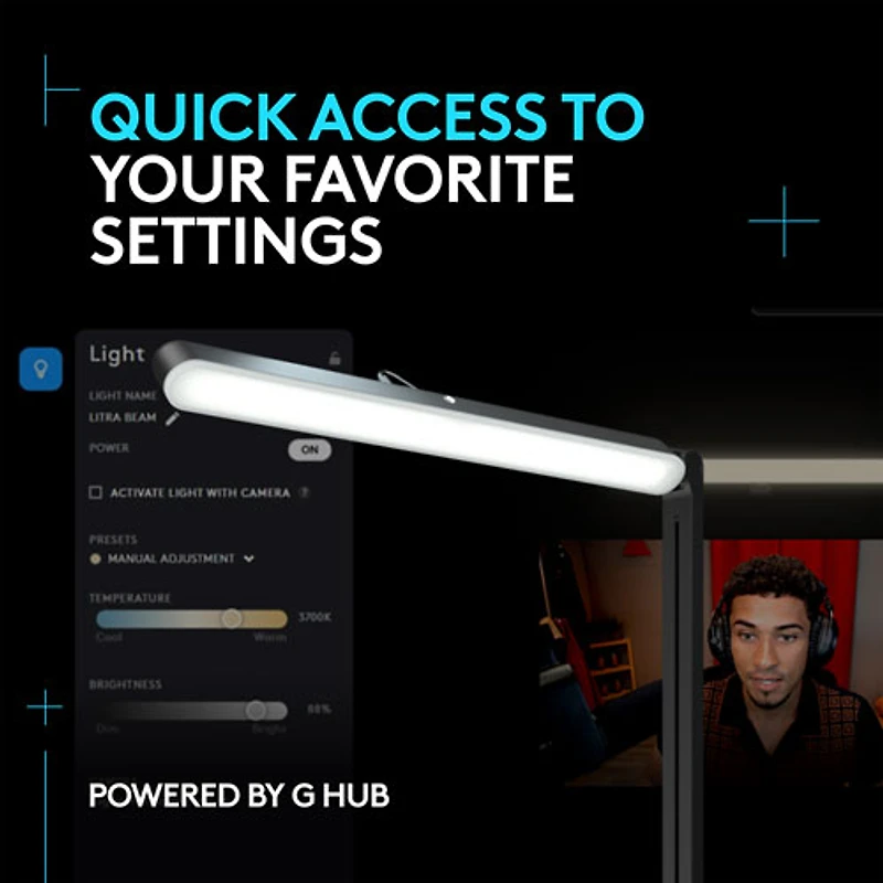 Logitech G Litra Beam LED Desktop Key Light