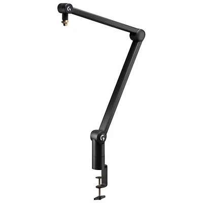 Perche de microphone haut de gamme G Compass de Logitech - Noir