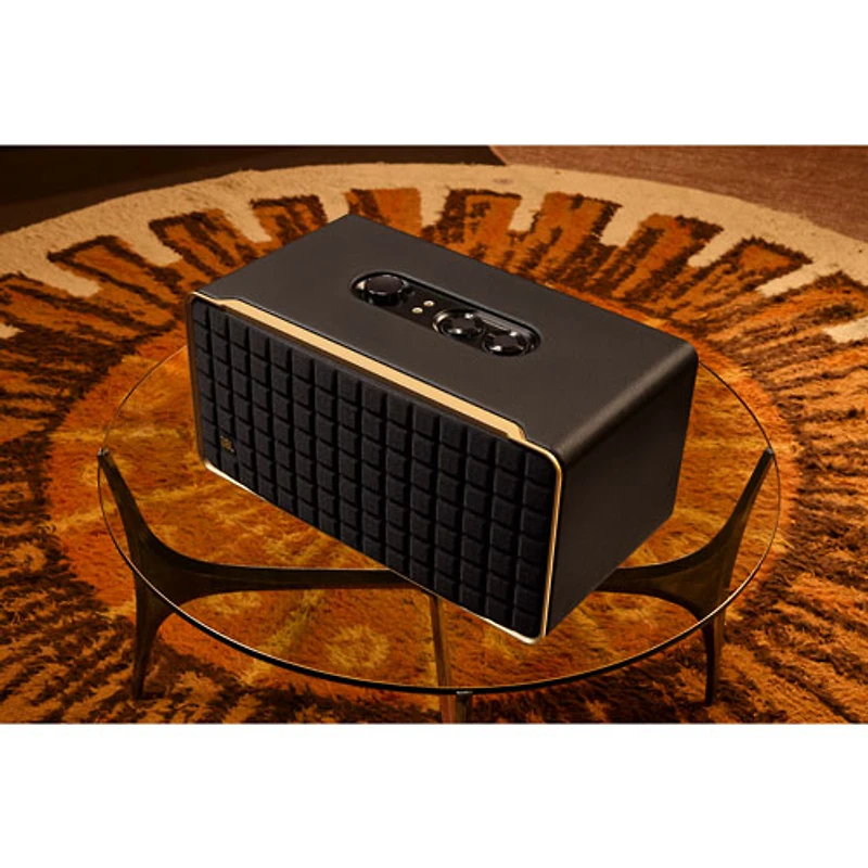 JBL Authentics 500 Wireless Multi-Room Speaker with Voice Control Built-In - Black