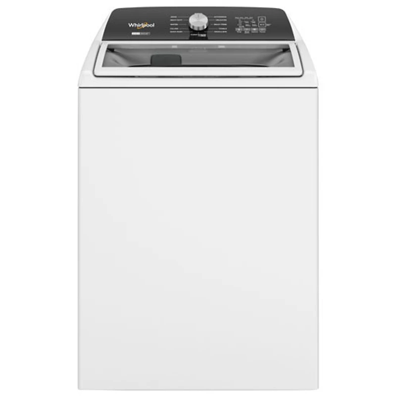 Boîte ouverte - Laveuse à chargement par le haut HE de 5,4 pi³ de Whirlpool (WTW5057LW) - Blanc - Endommagé