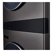 Duo laveuse électrique de 5,8 pi³ et sécheuse de 7,4 pi³ WashTower de LG (WKEX300HBA) - Acier inoxydable noir