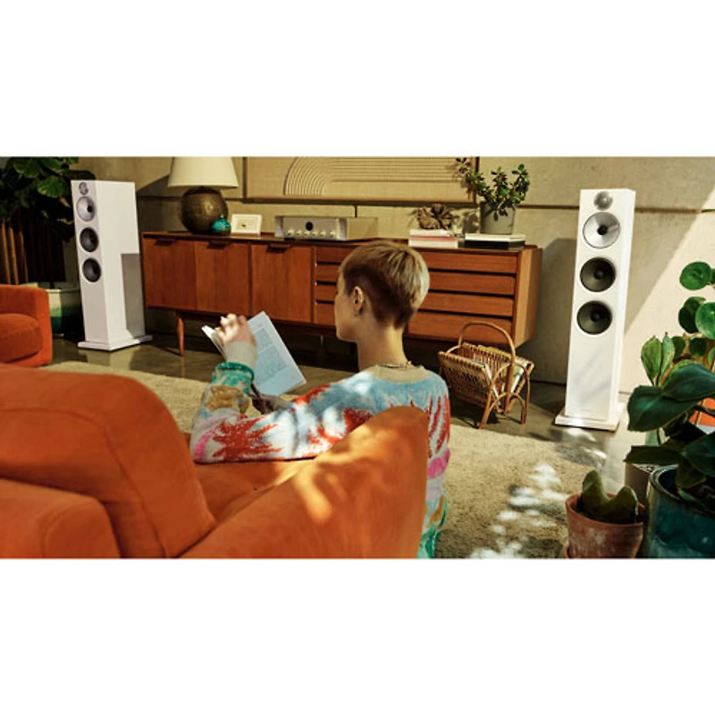 Bowers & Wilkins 603 S3 Tower Speaker - Single - White