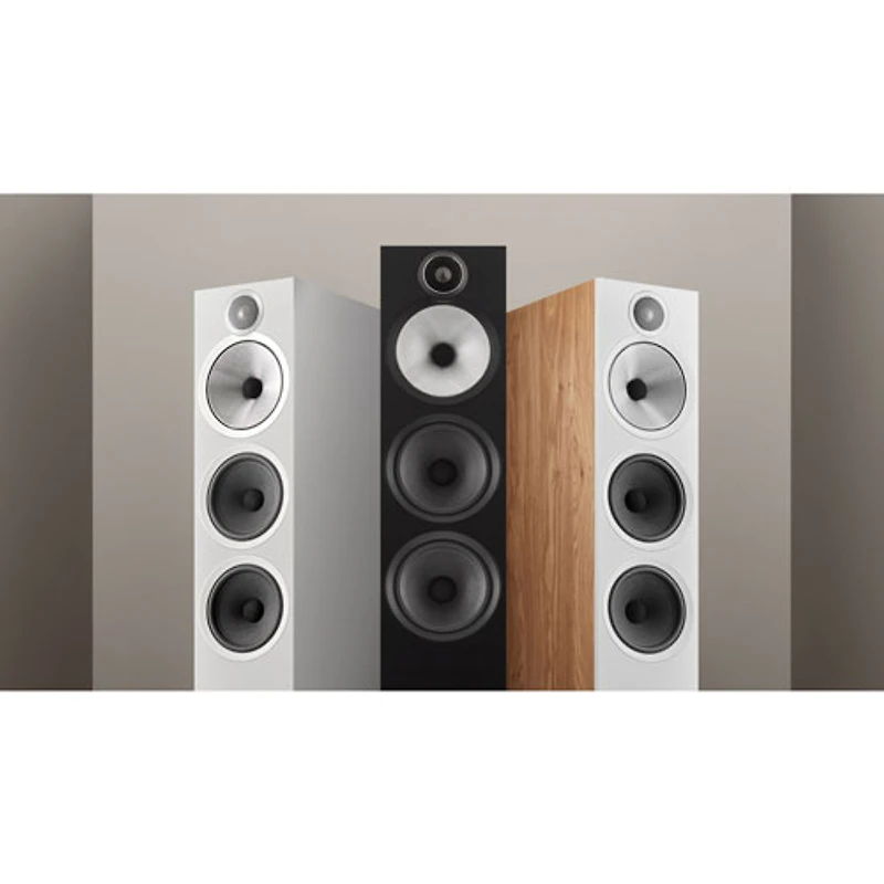 Haut-parleur colonne 603 S3 de Bowers & Wilkins - À l'unité - Chêne