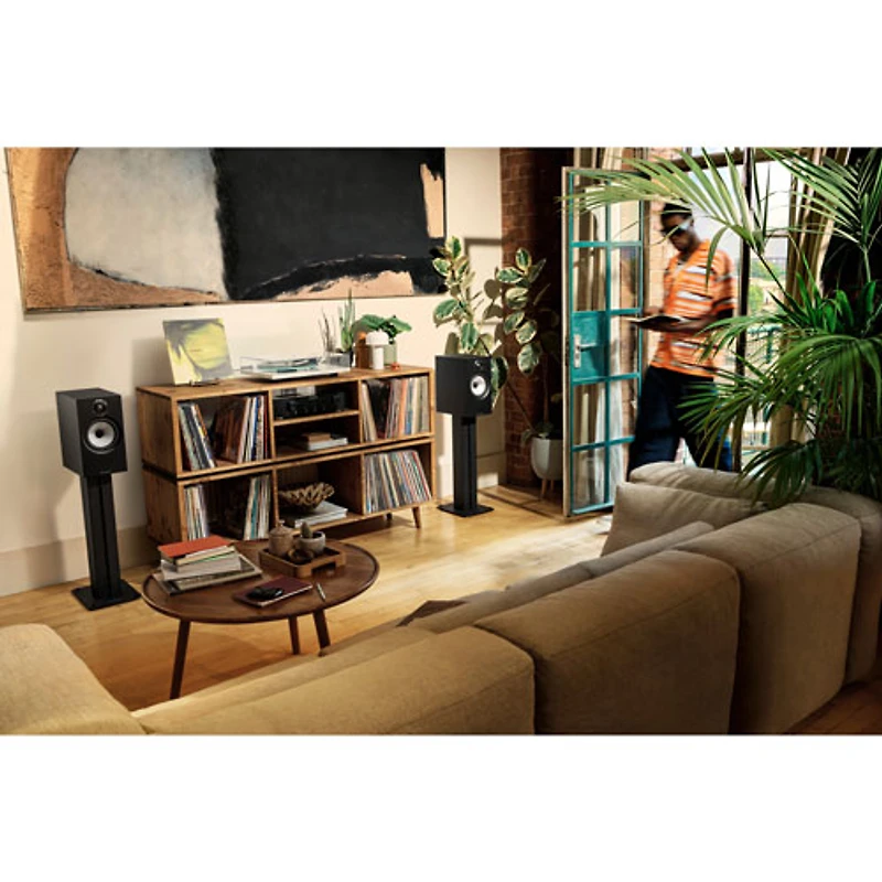 Bowers & Wilkins 606 S3 Bookshelf Speaker - Pair - Black