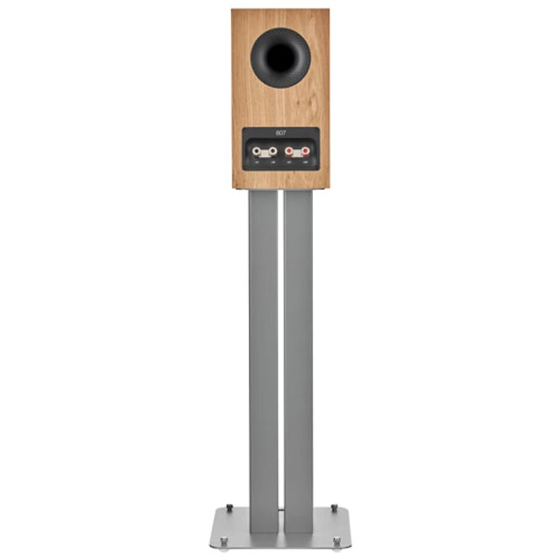 Bowers & Wilkins 607 S3 Bookshelf Speaker - Pair - Oak