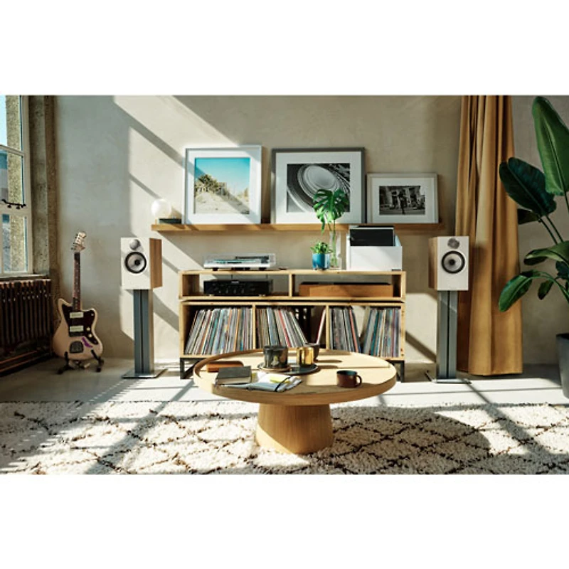 Bowers & Wilkins 607 S3 Bookshelf Speaker - Pair - Oak