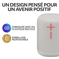 Haut-parleur Bluetooth sans fil étanche Epicboom d'Ultimate Ears - Blanc