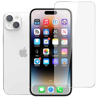 22 Cases Glass Screen Protector for iPhone 15