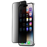 22 Cases Privacy Glass Screen Protector for iPhone 15