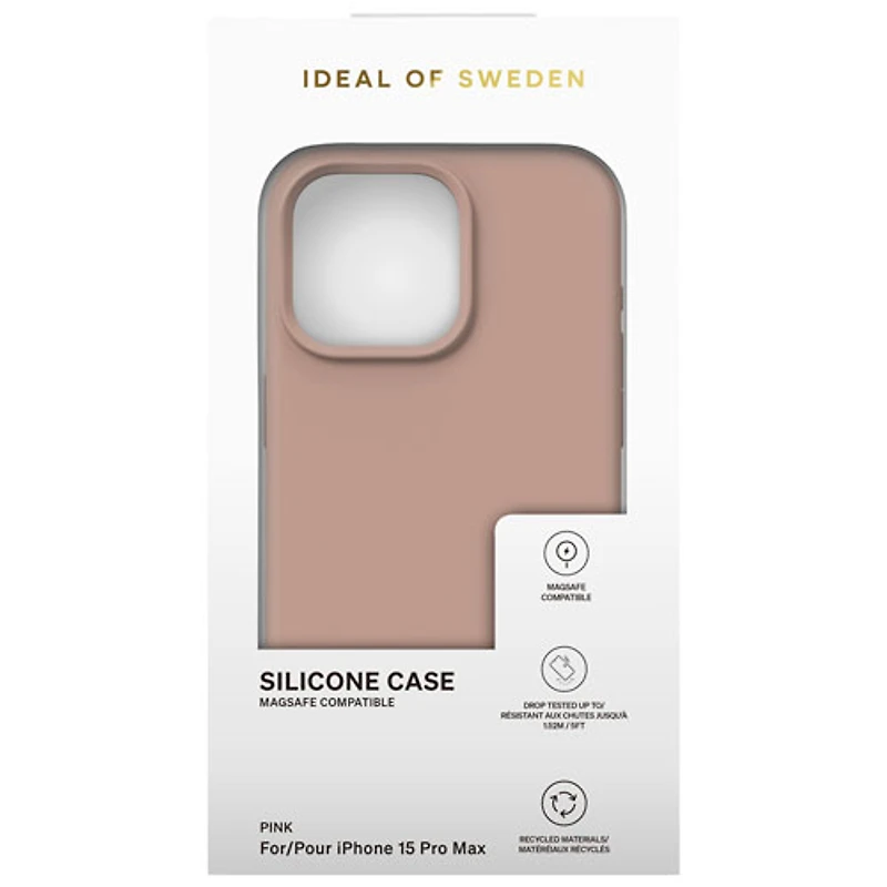 Ideal of Sweden Fitted Soft Shell Case with MagSafe for iPhone 15 Pro Max - Blush Pink