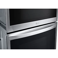 Four mural combiné électrique avec convection à ventilateur 30 po de LG (WCEP6423F) - Inox antiempreinte